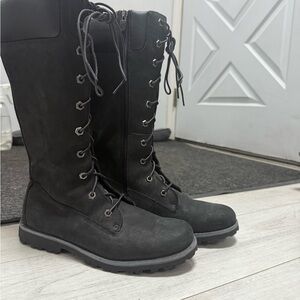 Timberland Charcoal Lace-Up Boots